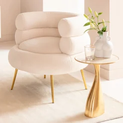 KARE Design Tavolino d'appoggio Spacey oro Ø36cm - KARE> Tavolo Basso