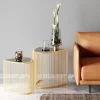 KARE Design Tavolino d'appoggio Wire Triangle oro (2/Set) - KARE> Tavolo Basso