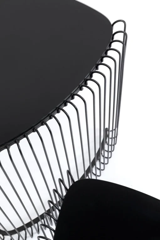 KARE Design Tavolino d'appoggio Wire Triangle nero (2/Set) - KARE> Tavolo Basso