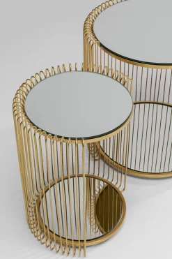 KARE Design Tavolino d'appoggio Wire Double Brass (2/Set) - KARE></noscript> Tavolo Basso