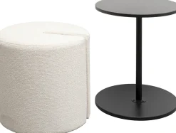 KARE Design Tavolino d'appoggio+sgabello Better Together - KARE> Tavolo Basso|Sgabello