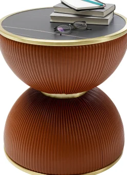 KARE Design Tavolino Endless Vegas arancione Ø47cm - KARE> Tavolo Basso
