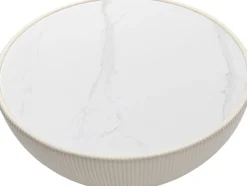 KARE Design Tavolino Endless Vegas bianco Ø71cm - KARE></noscript> Tavolo Basso