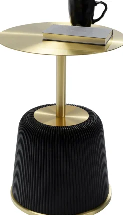 KARE Design Tavolino Endless Vegas nero Ø40cm - KARE> Tavolo Basso