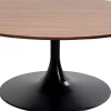 KARE Design Tavolino Schickeria Walnuss nero Ø110cm - KARE> Tavolo Basso