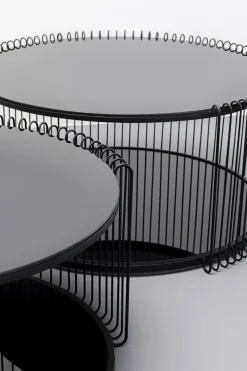 KARE Design Tavolino Wire Double nero (2/Set) - KARE></noscript> Tavolo Basso