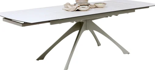 KARE Design Tavolo allungabile Lana Greige 180(40+40)x90cm - KARE> Tavoli