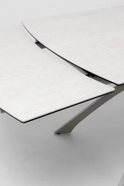 KARE Design Tavolo allungabile Lana Greige 180(40+40)x90cm - KARE></noscript> Tavoli