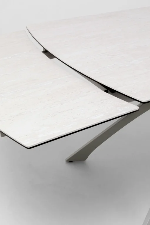 KARE Design Tavolo allungabile Lana Greige 180(40+40)x90cm - KARE> Tavoli