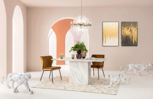 KARE Design Tavolo Artistico Marble 160x90cm - KARE> Tavoli