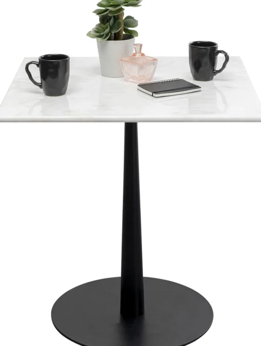KARE Design Tavolo bistrot Capri Bianco 70x70cm - KARE> Tavoli