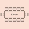 KARE Design Tavolo Bug 300x90cm - KARE> Tavoli