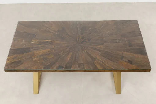 KARE Design Tavolo Conley Cross ottone 180x90cm - KARE> Tavoli