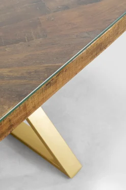 KARE Design Tavolo Conley Cross ottone 180x90cm - KARE></noscript> Tavoli