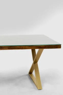 KARE Design Tavolo Conley Cross ottone 180x90cm - KARE></noscript> Tavoli