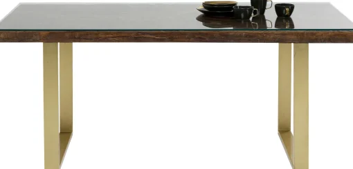 KARE Design Tavolo Conley ottone 160x80 cm - KARE> Tavoli