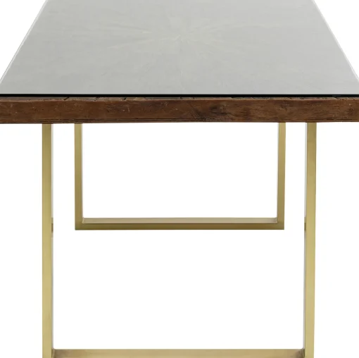 KARE Design Tavolo Conley ottone 160x80 cm - KARE> Tavoli