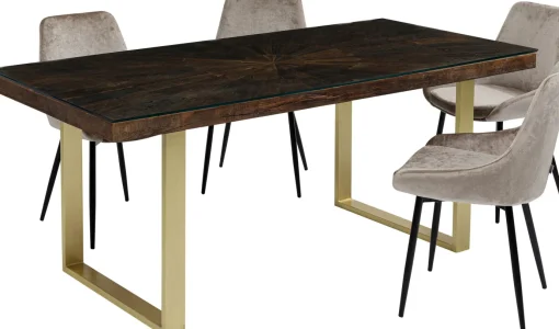 KARE Design Tavolo Conley Ottone 180x90cm - KARE> Tavoli