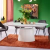 KARE Design Tavolo estensibile Benvenuto bianco 200 (50)X110 cm - KARE> Tavoli