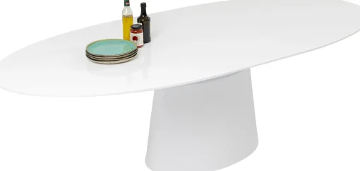 KARE Design Tavolo estensibile Benvenuto bianco 200 (50)X110 cm - KARE> Tavoli