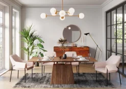 KARE Design Tavolo estensibile Benvenuto noce 200 (50)x110cm - KARE></noscript> Tavoli
