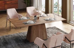 KARE Design Tavolo estensibile Benvenuto noce 200 (50)x110cm - KARE></noscript> Tavoli