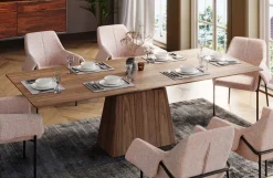 KARE Design Tavolo estensibile Benvenuto noce 200 (50)x110cm - KARE></noscript> Tavoli