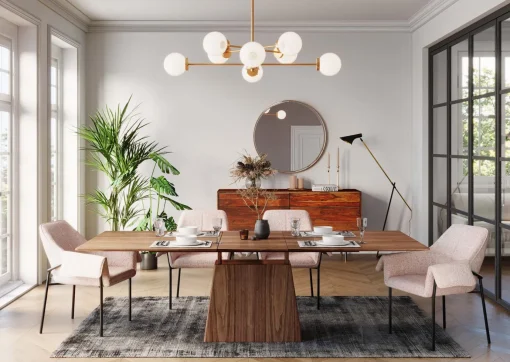 KARE Design Tavolo estensibile Benvenuto noce 200 (50)x110cm - KARE> Tavoli