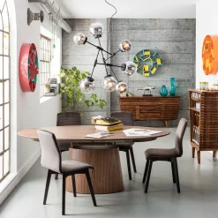 KARE Design Tavolo Estensibile Benvenuto Noce 200 (50)X110cm - KARE> Tavoli