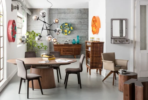 KARE Design Tavolo Estensibile Benvenuto Noce 200 (50)X110cm - KARE> Tavoli