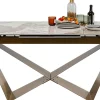 KARE Design Tavolo estensibile Connesso ottone 200(+60)x90cm - KARE> Tavoli
