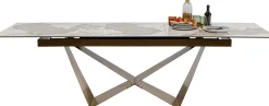 KARE Design Tavolo estensibile Connesso ottone 200(+60)x90cm - KARE> Tavoli