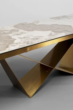 KARE Design Tavolo estensibile Connesso ottone 200(+60)x90cm - KARE></noscript> Tavoli
