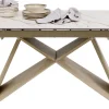 KARE Design Tavolo estensibile Nelly Greige 180(40+40)x90cm - KARE> Tavoli