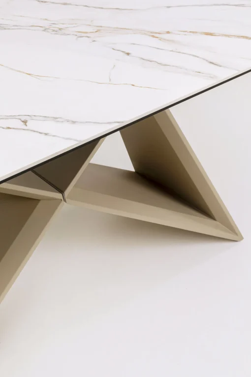 KARE Design Tavolo estensibile Nelly Greige 180(40+40)x90cm - KARE> Tavoli