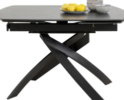 KARE Design Tavolo estensibile Twist nero 120(30+30)x90cm - KARE> Tavoli