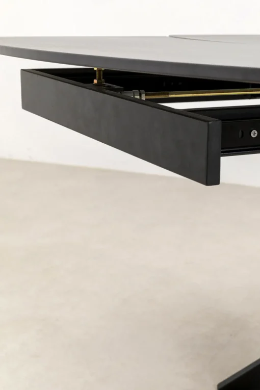 KARE Design Tavolo estensibile Twist nero 120(30+30)x90cm - KARE> Tavoli