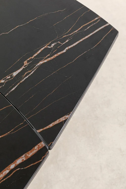 KARE Design Tavolo estensibile Twist nero 120(30+30)x90cm - KARE> Tavoli
