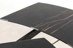 KARE Design Tavolo estensibile Twist nero 120(30+30)x90cm - KARE></noscript> Tavoli