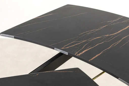 KARE Design Tavolo estensibile Twist nero 120(30+30)x90cm - KARE> Tavoli