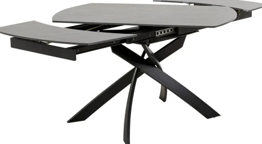 KARE Design Tavolo estensibile Twist nero 120(30+30)x90cm - KARE> Tavoli