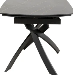 KARE Design Tavolo estensibile Twist nero 120(30+30)x90cm - KARE></noscript> Tavoli