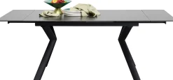 KARE Design Tavolo estensibile Xenia Nero 140(+30+30)x80cm - KARE> Tavoli