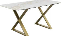 KARE Design Tavolo Eternity Cross Ottone 160x80cm - KARE></noscript> Tavoli