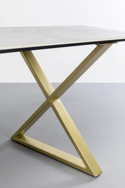 KARE Design Tavolo Eternity Cross Ottone 160x80cm - KARE></noscript> Tavoli