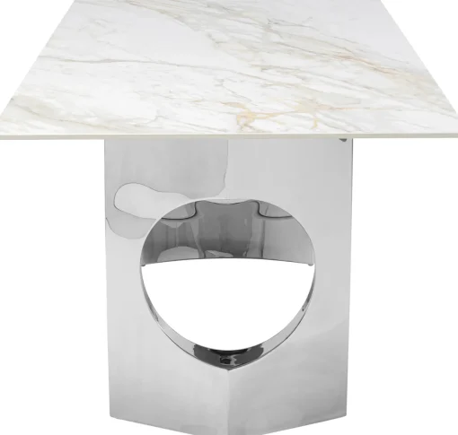 KARE Design Tavolo Eternity Oho cromato 180x90cm - KARE> Tavoli