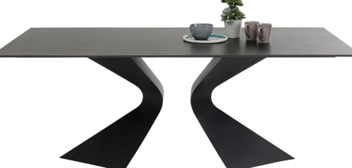 KARE Design Tavolo Gloria ceramica nero 200x100 - KARE> Tavoli