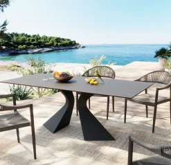 KARE Design Tavolo Gloria ceramica nero 180x90 - KARE></noscript> Tavoli