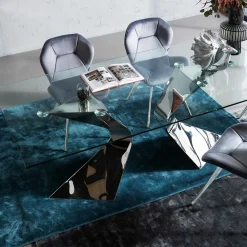 KARE Design Tavolo Gloria Cromo 200x100cm - KARE> Tavoli