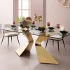 KARE Design Tavolo Gloria Oro 200x100 cm - KARE> Tavoli